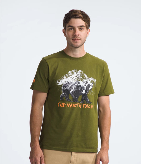 Forest Olive / SM The North Face Shortsleeve Bears Tee - Men's The North Face