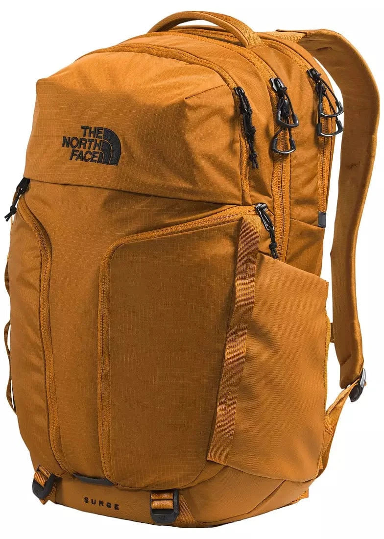 Load image into Gallery viewer, Timber Tan The North Face Surge Backpack The North Face Surge Backpack The North Face
