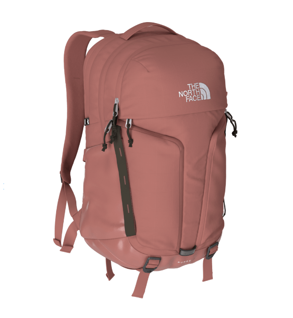 Load image into Gallery viewer, Light Mahogany/New Taupe Green The North Face Surge Backpack - Women&#39;s The North Face
