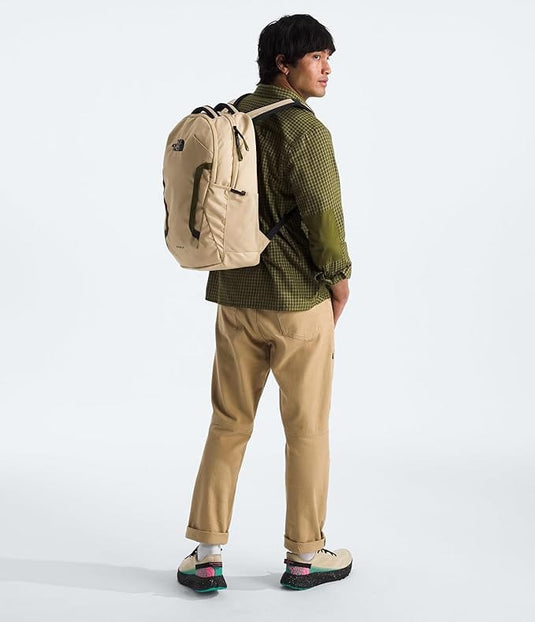 The North Face Vault Backpack Khaki Stone TNF Black