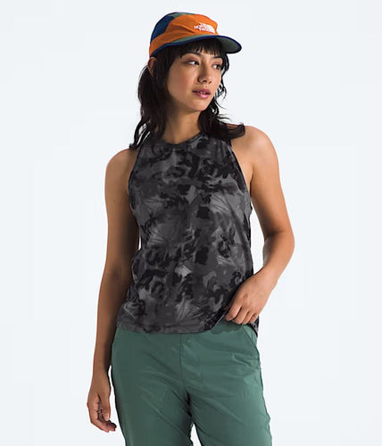 TNF Black Lux Print / SM The North Face Women's Dune Sky Standard Tank in Black Lux Print The North Face Women's Dune Sky Standard Tank in Black Lux Print The North Face