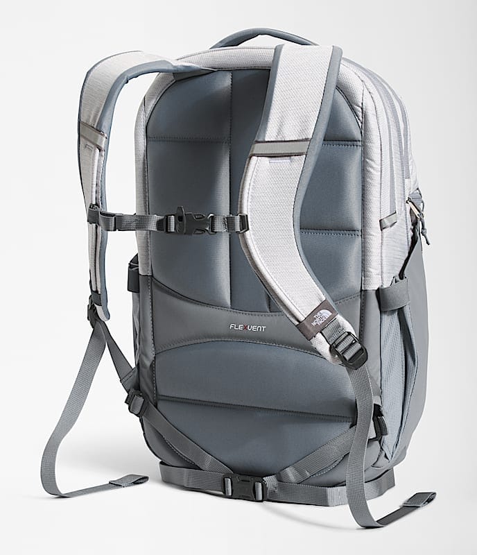 Load image into Gallery viewer, One Size / Tnf White Metallic Melange The North Face Women's Surge Backpack In TNF White Metallic Melange The North Face Women's Surge Backpack – White The North Face
