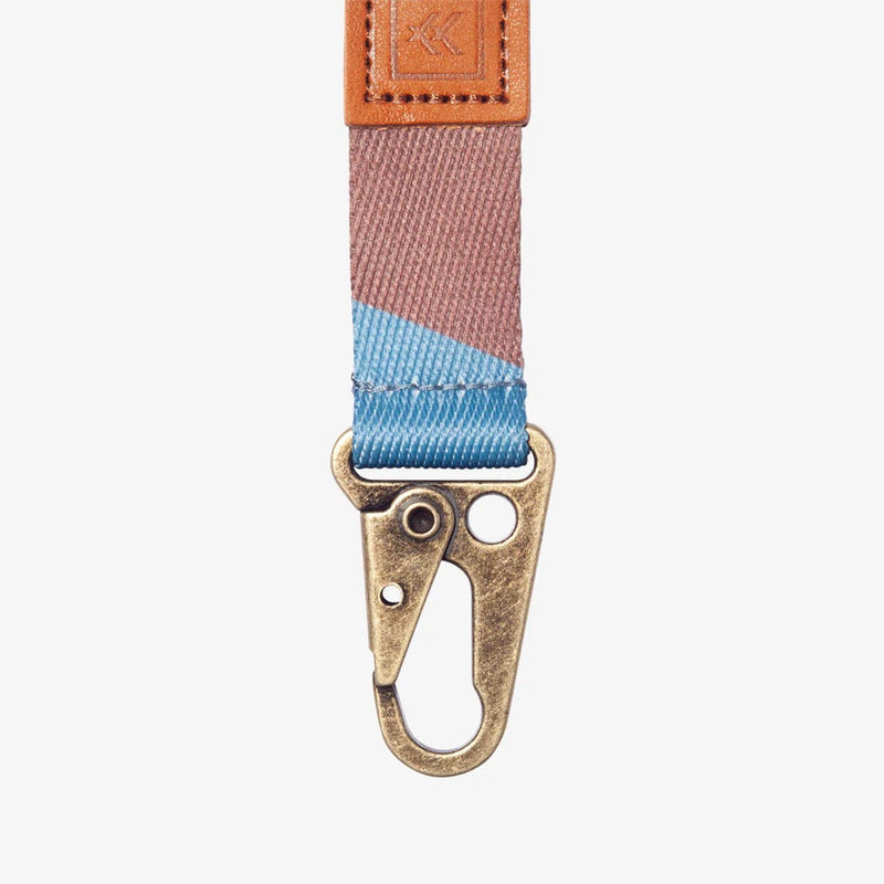 Load image into Gallery viewer, Thread Wallets Fine Line Blue Keychain Clip Thread Wallets
