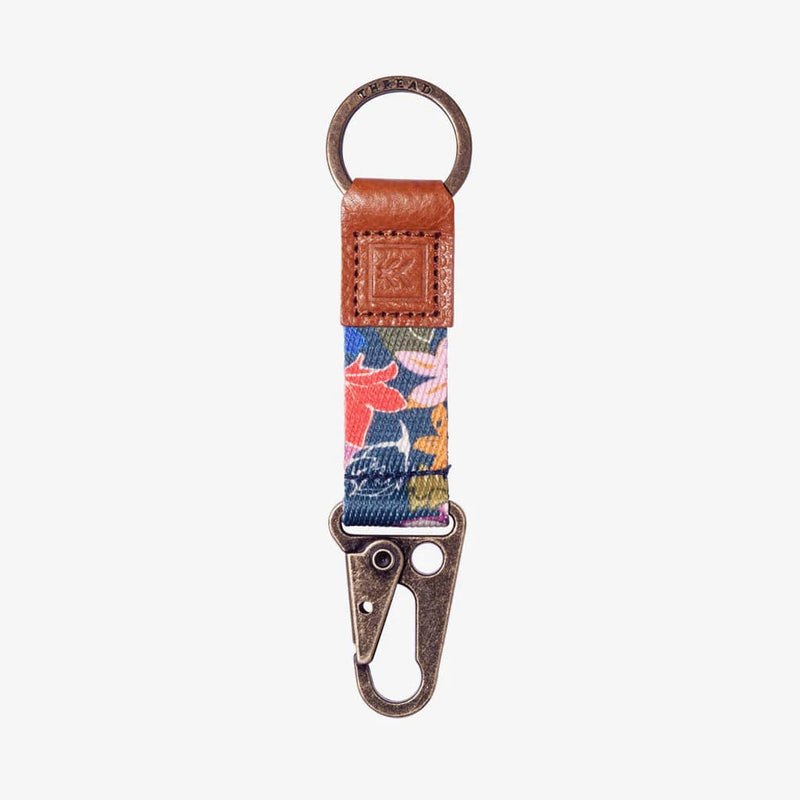 Load image into Gallery viewer, Thread Wallets Wildflower Keychain Clip Thread Wallets
