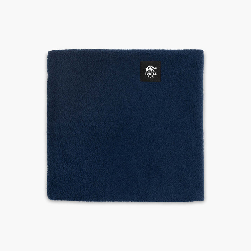 Load image into Gallery viewer, Navy Turtle Fur Double-Layer Neck Warmer - Kids&#39; Turtle Fur
