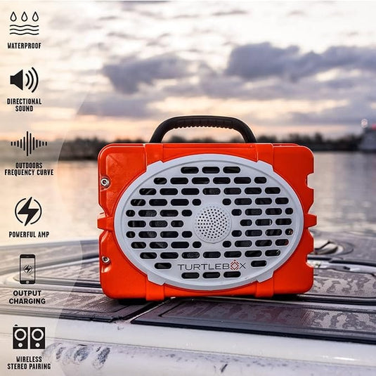 Orange Turtlebox Gen 2 Speaker Orange Turtlebox