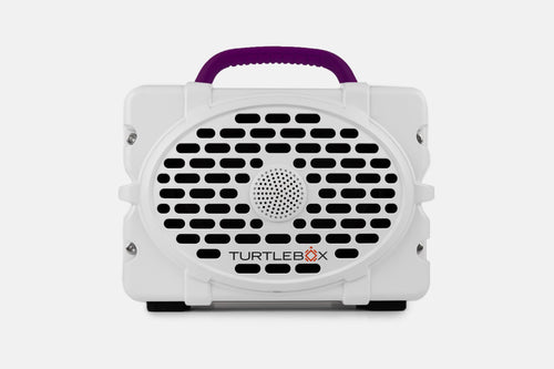 White & Purple Turtlebox Gen 2 Speaker White | Purple Turtlebox