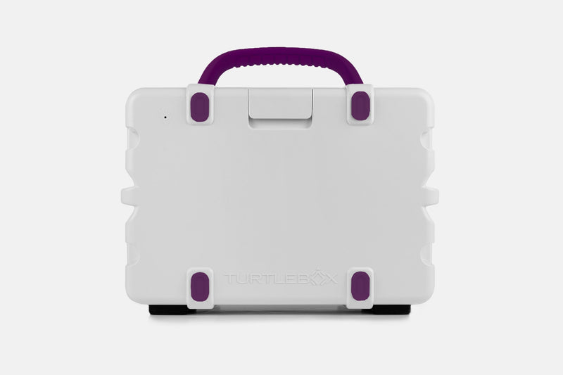 Load image into Gallery viewer, White &amp; Purple Turtlebox Gen 2 Speaker White | Purple Turtlebox
