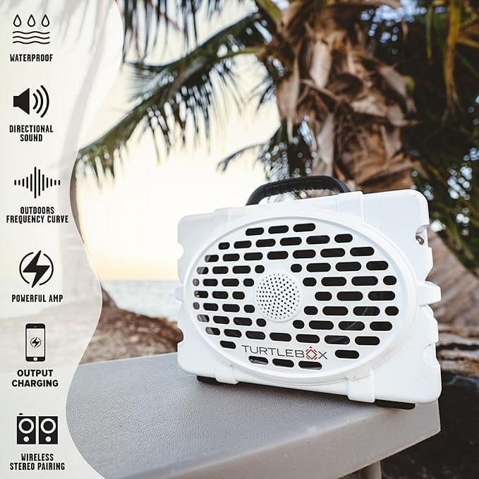 Load image into Gallery viewer, White &amp; Purple Turtlebox Gen 2 Speaker White | Purple Turtlebox
