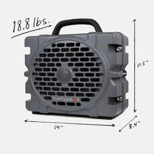 Thunderhead Gray Turtlebox Grande in Gray Turtlebox Grande in Gray Turtlebox