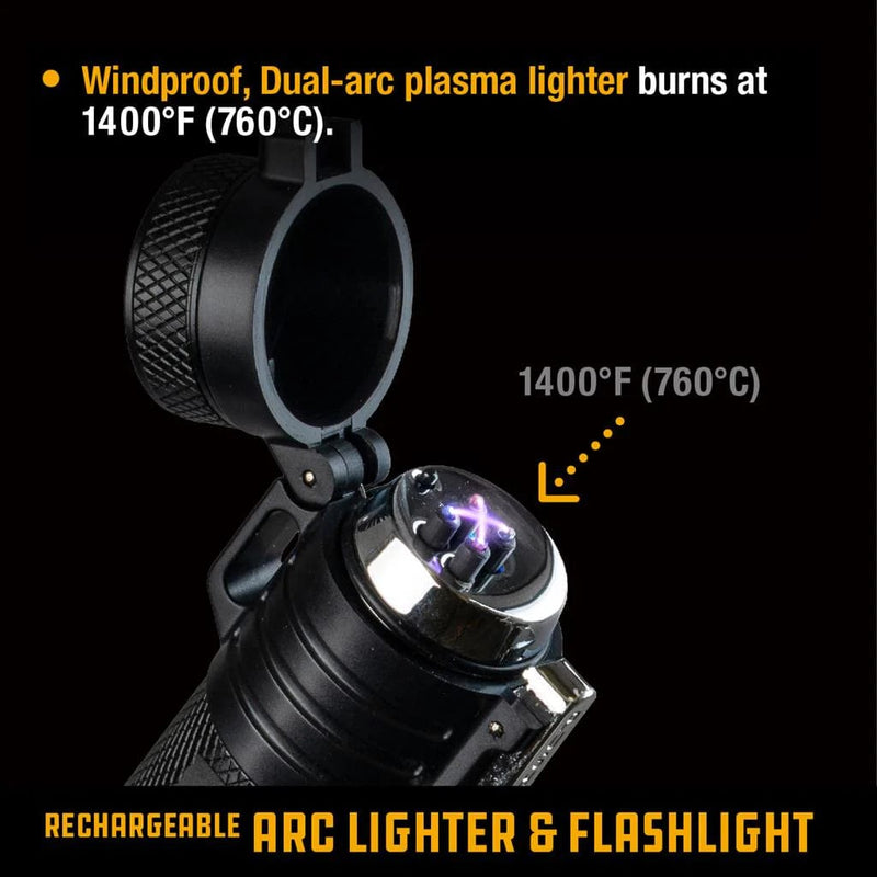 Load image into Gallery viewer, UCO Rechargeable Arc Lighter &amp; LED Flashlight UCO Rechargeable Arc Lighter &amp; LED Flashlight UCO
