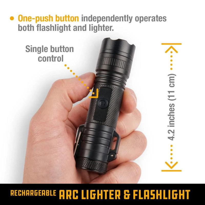 Load image into Gallery viewer, UCO Rechargeable Arc Lighter &amp; LED Flashlight UCO Rechargeable Arc Lighter &amp; LED Flashlight UCO
