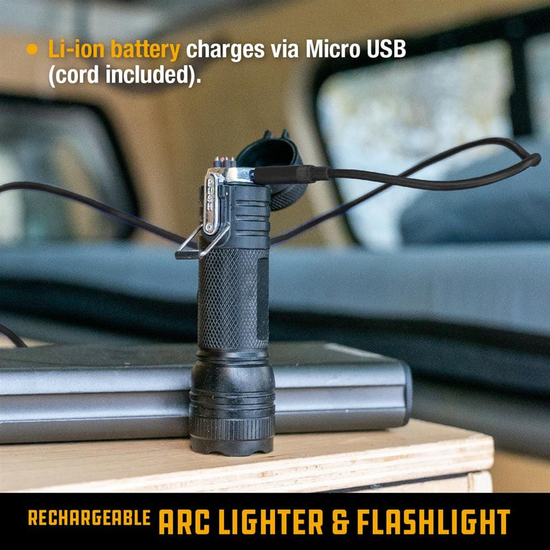 Load image into Gallery viewer, UCO Rechargeable Arc Lighter &amp; LED Flashlight UCO Rechargeable Arc Lighter &amp; LED Flashlight UCO
