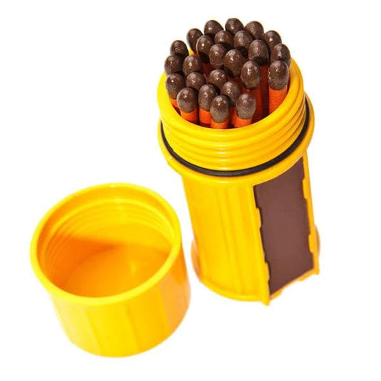 Yellow UCO Stormproof Match Container w/25 Matches UCO