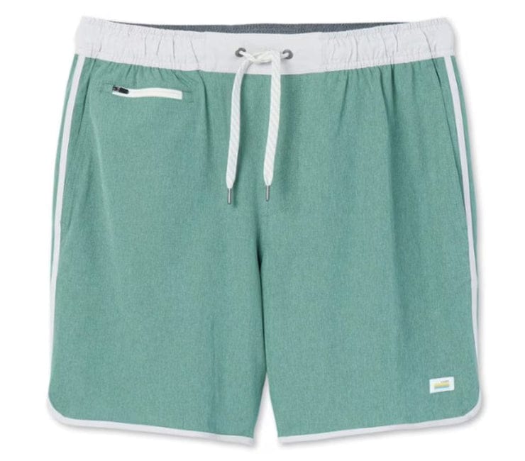 Load image into Gallery viewer, Green Hedge Linen Texture / SM Vuori Banks Shorts - Men&#39;s Vuori Banks Shorts - Men&#39;s Vuori
