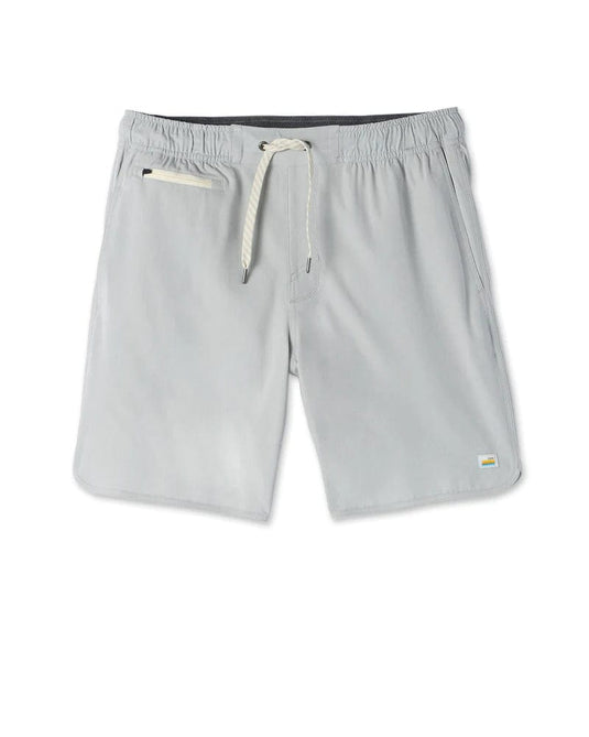 Sky Grey Linen Texture / SM Vuori Banks Shorts - Men's Vuori