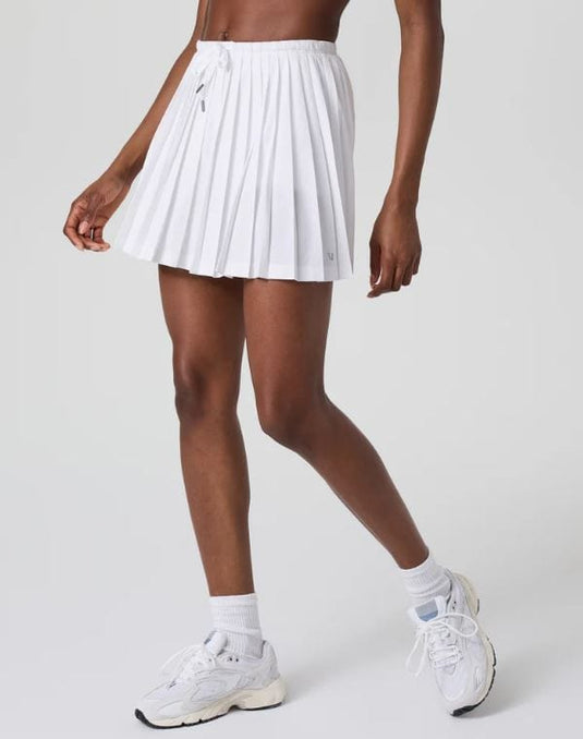 White / XS Vuori Clementine Pleated Skirt in White Vuori Clementine Pleated Skirt in White Vuori