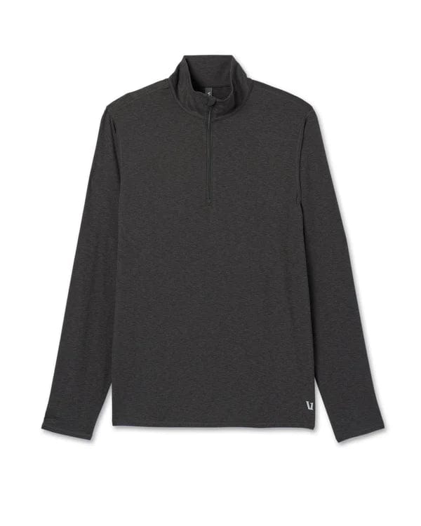 Load image into Gallery viewer, Heather Charcoal / MED Vuori Ease Performance Half Zip 2.0 - Men&#39;s Vuori Ease Performance Half Zip 2.0 - Men&#39;s Vuori
