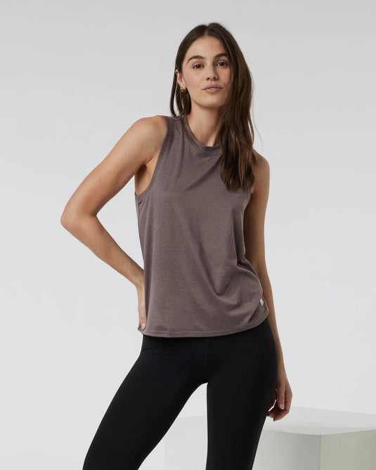 Hazel Heather / SM Vuori Energy Top Long - Women's Vuori