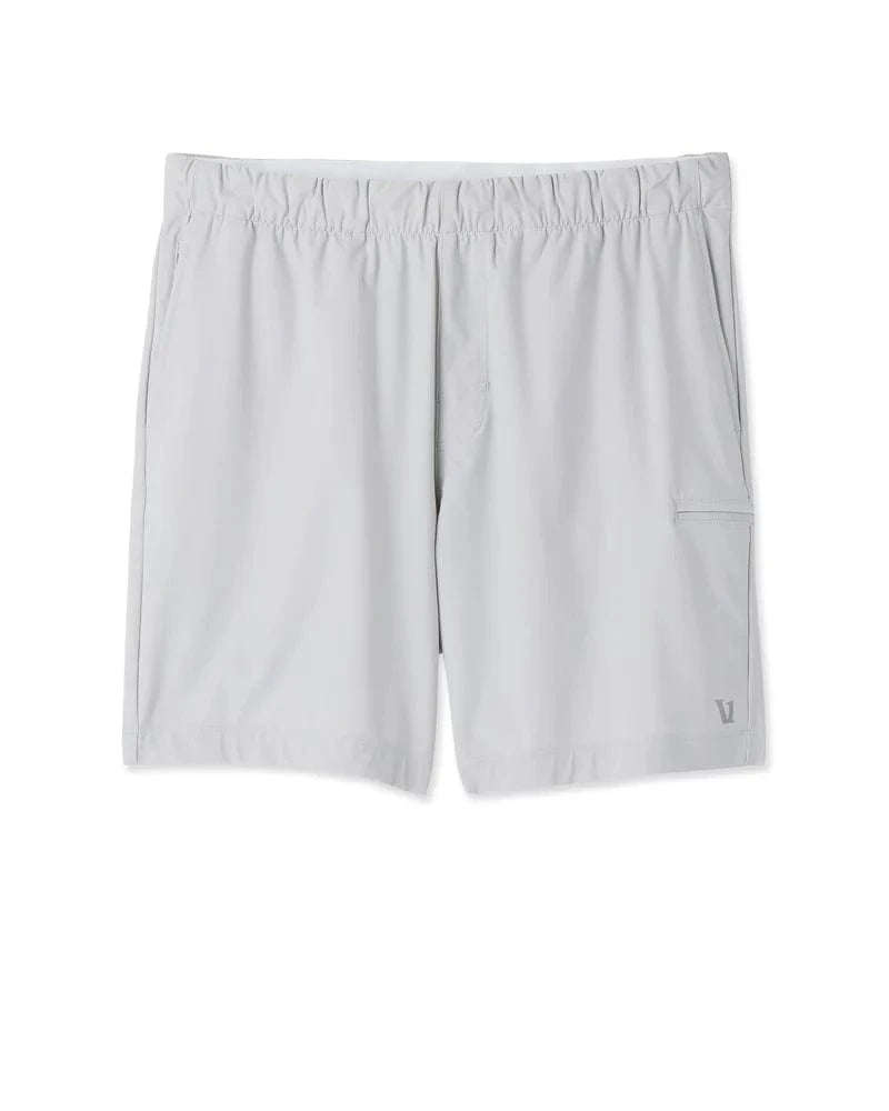 Load image into Gallery viewer, Sky Grey / SM Vuori Men&#39;s Fleet Sport Short 7.5&quot; Vuori Men&#39;s Fleet Sport Short 7.5&quot; Vuori
