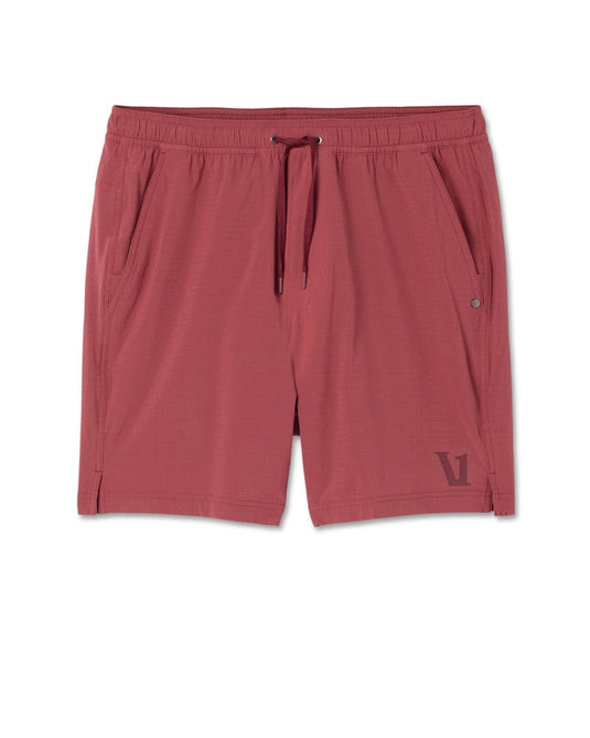 Vuori Men's Hardkore Short Lined 7" in Fire Vuori Hardkore Lined 7" Short – Fire | S–XL Vuori