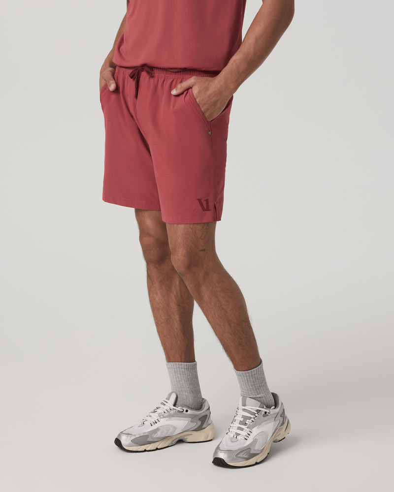 Load image into Gallery viewer, Vuori Men's Hardkore Short Lined 7" in Fire Vuori Hardkore Lined 7" Short – Fire | S–XL Vuori
