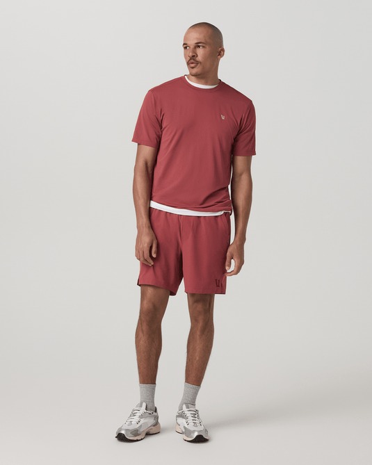 Vuori Men's Hardkore Short Lined 7" in Fire Vuori Hardkore Lined 7" Short – Fire | S–XL Vuori