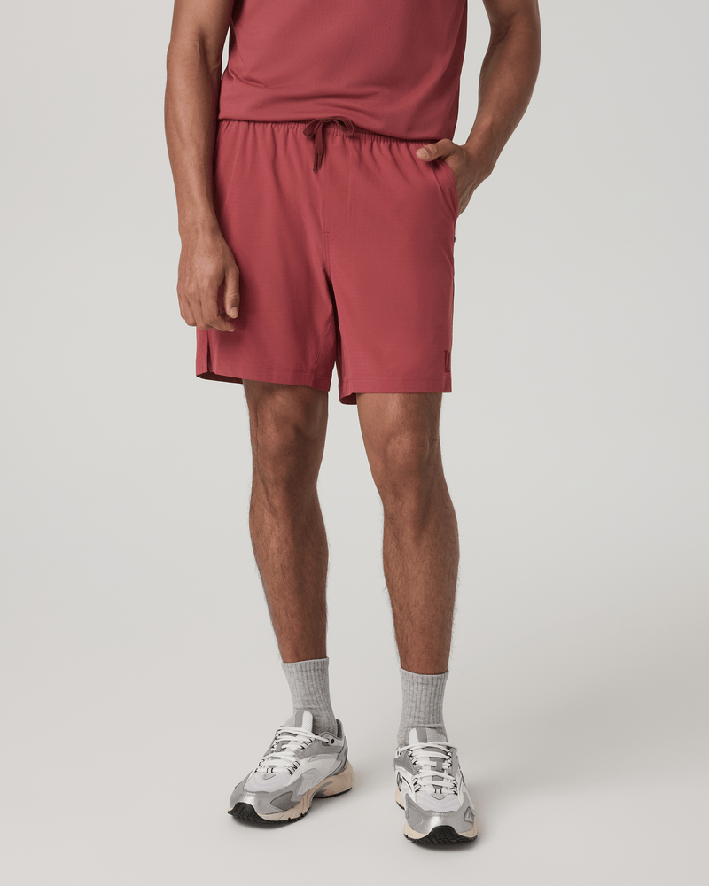 Load image into Gallery viewer, S / Fire Vuori Men's Hardkore Short Lined 7" in Fire Vuori Hardkore Lined 7" Short – Fire | S–XL Vuori
