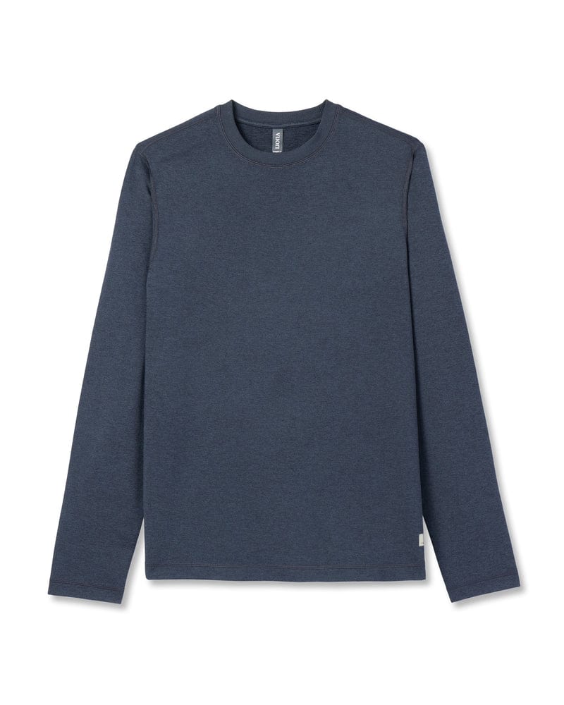 Load image into Gallery viewer, Midnight Heather / SM Vuori Men&#39;s Long Sleeve Ponto Performance Tee Vuori Men&#39;s Long Sleeve Ponto Performance Tee Vuori
