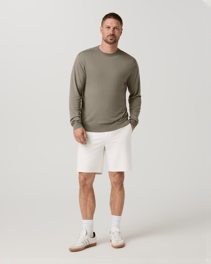 Load image into Gallery viewer, Vuori Men's Meta Short 8" in Ivory Vuori Men's Meta Short 8" in Ivory Vuori
