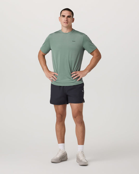 Vuori Men's Short Sleeve Viewpoint Performance Tee 2.0 in Thyme Vuori Men's Short Sleeve Viewpoint Performance Tee 2.0 in Thyme Vuori