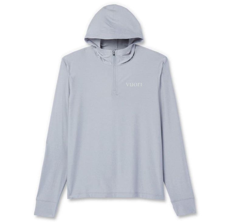 Load image into Gallery viewer, Platinum Heather / SM Vuori Men&#39;s Uluwatu Upf Hoodie in Platinum Heather Vuori Men&#39;s Uluwatu Upf Hoodie in Platinum Heather Vuori

