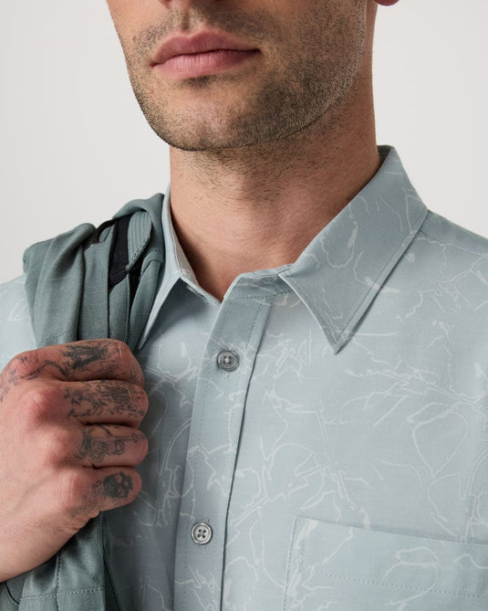 Vuori Short Sleeve Bridge Button Down - Men's Vuori Short Sleeve Bridge Button Down - Men's Vuori