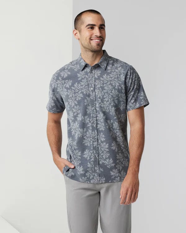 Load image into Gallery viewer, Shiitake Vista / MED Vuori Short Sleeve Bridge Button Down - Men&#39;s Vuori
