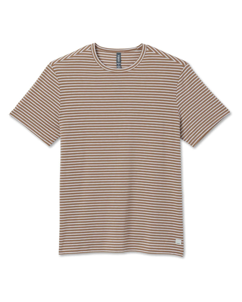 Load image into Gallery viewer, Bronze / SM Vuori Shortsleeve Current Stripe Tee - Men&#39;s Vuori
