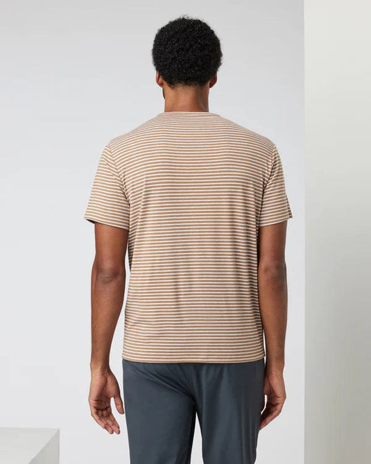 Vuori Shortsleeve Current Stripe Tee - Men's Vuori