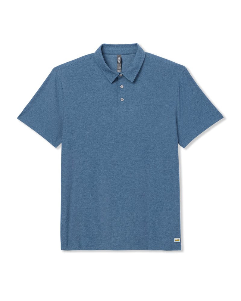 Load image into Gallery viewer, Pool Blue Heather / SM Vuori Strato Tech Polo - Men's Vuori Strato Tech Polo - Men's Vuori
