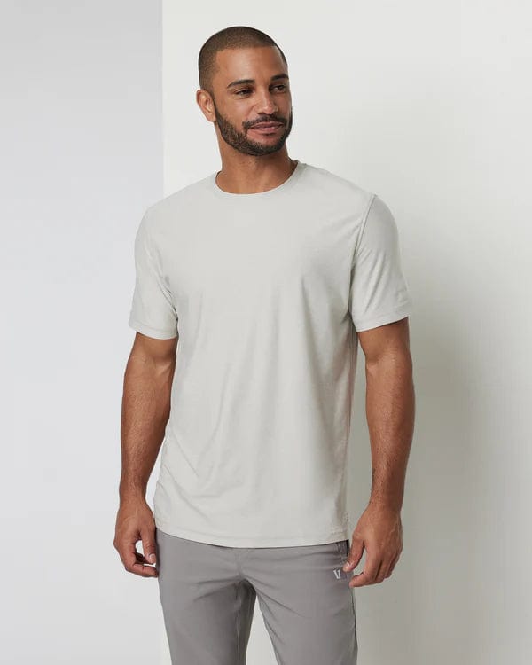 Load image into Gallery viewer, Salt Heather / MED Vuori Strato Tech Tee - Men&#39;s Vuori
