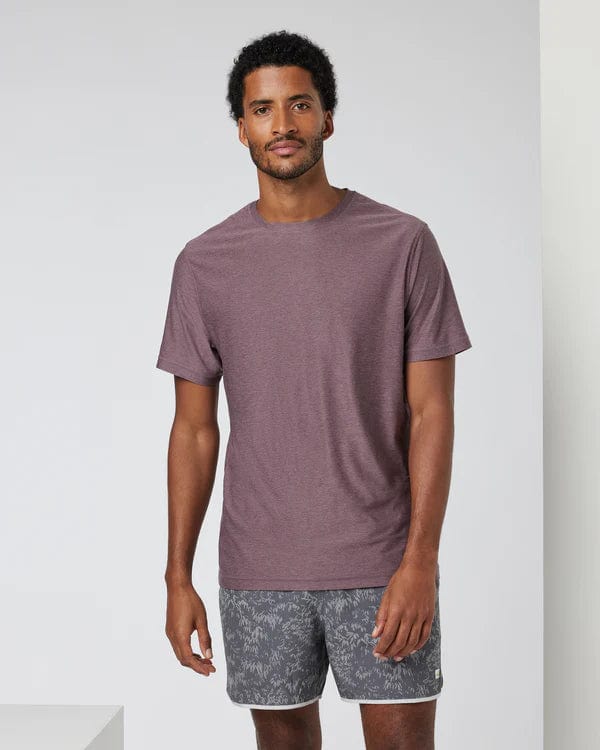 Load image into Gallery viewer, Elderberry Heather / SM Vuori Strato Tech Tee - Men&#39;s Vuori
