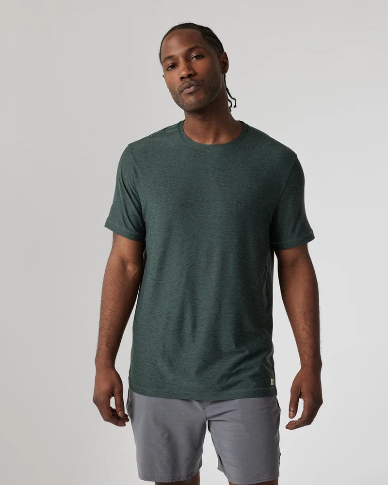 Load image into Gallery viewer, Aspen Heather / SM Vuori Strato Tech Tee - Men&#39;s Vuori
