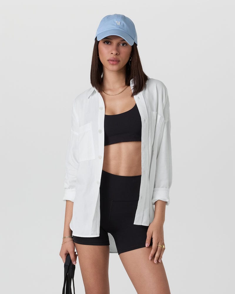 Load image into Gallery viewer, Vuori Trestles Twill Button Up in White Vuori Trestles Twill Button Up in White Vuori
