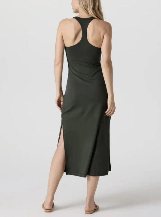 Vuori Women's Halo Racerback Dress in Kale Vuori Women's Halo Racerback Dress in Kale Vuori