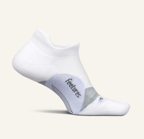 White Lilatech / SM Women's Feetures Elite Lt Cush No Show Tab in White Lilatech Women's Feetures Elite Lt Cush No Show Tab in White Lilatech feetures