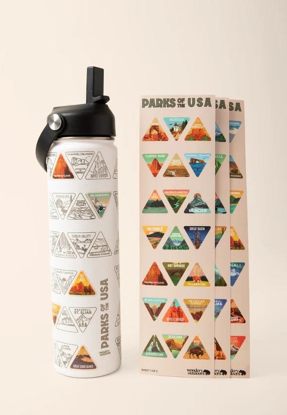 Load image into Gallery viewer, White Wondery Original Parks Of The Usa 24Oz Wondery Original Parks Of The Usa 24Oz Wondery
