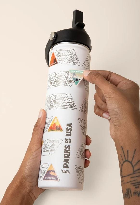 Load image into Gallery viewer, White Wondery Original Parks Of The Usa 24Oz Wondery Original Parks Of The Usa 24Oz Wondery
