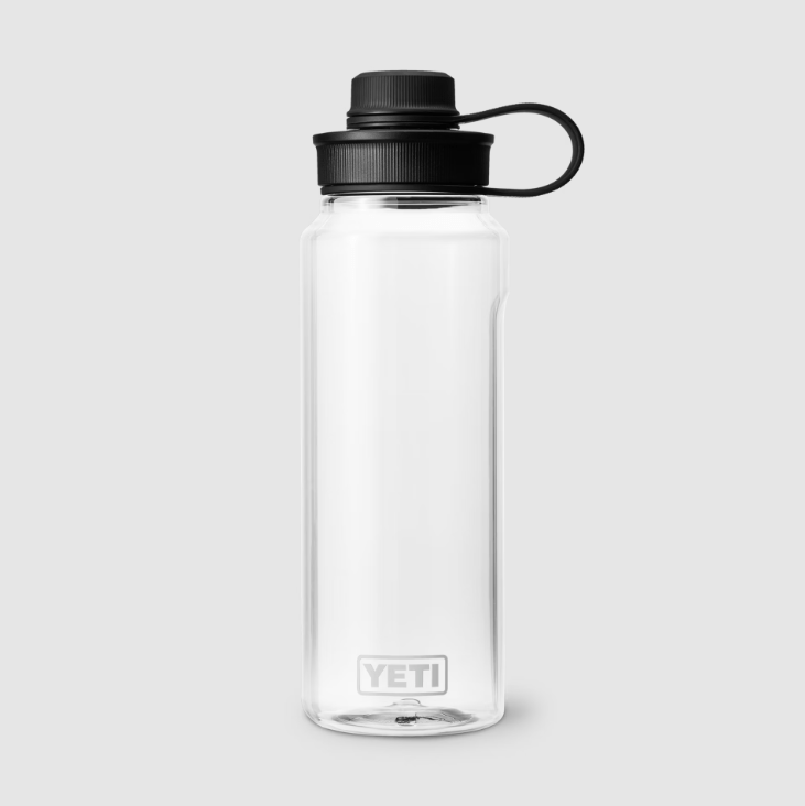 Load image into Gallery viewer, Clear Yeti 1L/34oz Yonder Water Bottle with Tether Cap Clear Yeti Coolers
