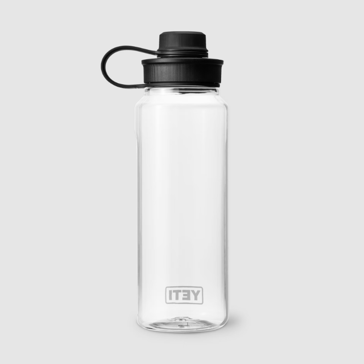 Load image into Gallery viewer, Clear Yeti 1L/34oz Yonder Water Bottle with Tether Cap Clear Yeti Coolers
