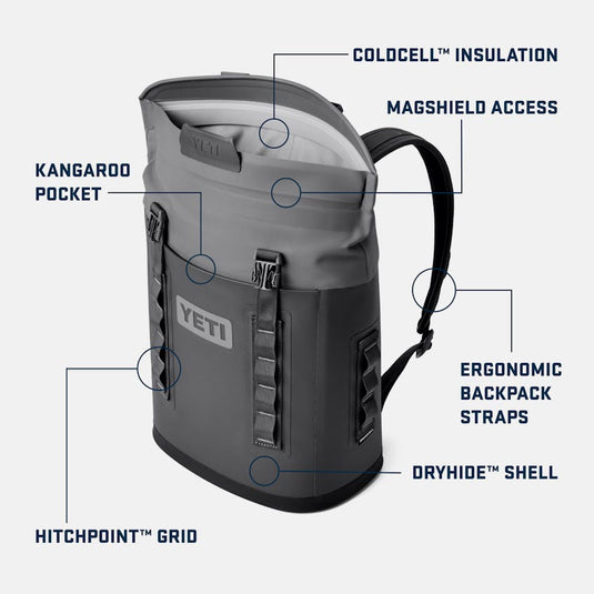 Olive | Black Yeti Hopper Backpack M12 in Olive / Black Yeti Hopper Backpack M12 Cooler | Olive & Black Yeti Coolers
