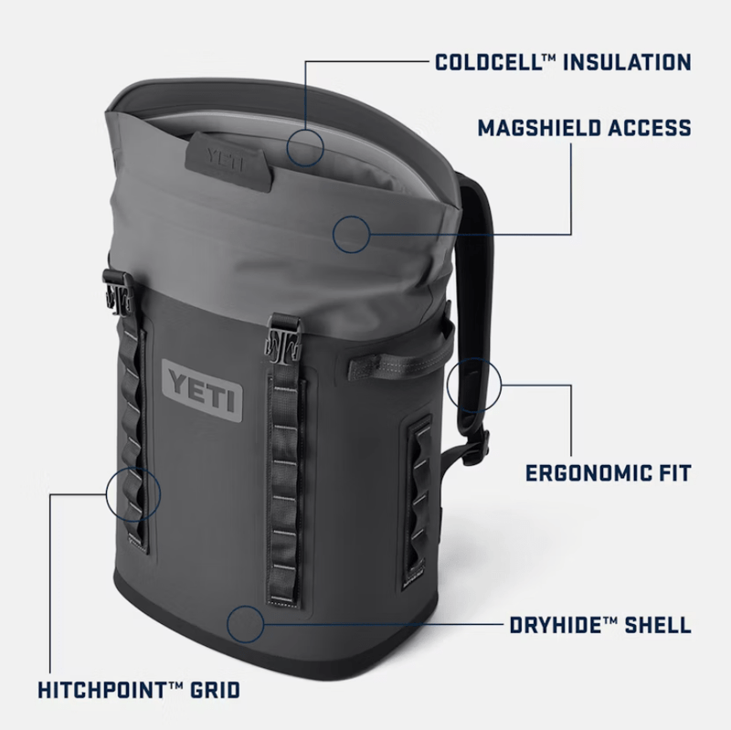 Load image into Gallery viewer, Cape Taupe Yeti Hopper M20 Soft Cooler Backpack in Cape Taupe Yeti Hopper M20 Soft Cooler Backpack in Cape Taupe Yeti Coolers
