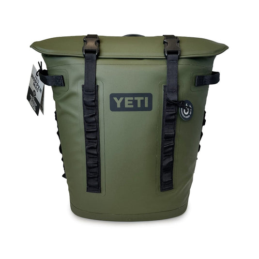 Olive/Black Yeti Hopper M20 Soft Cooler Backpack Olive | Black Yeti Coolers